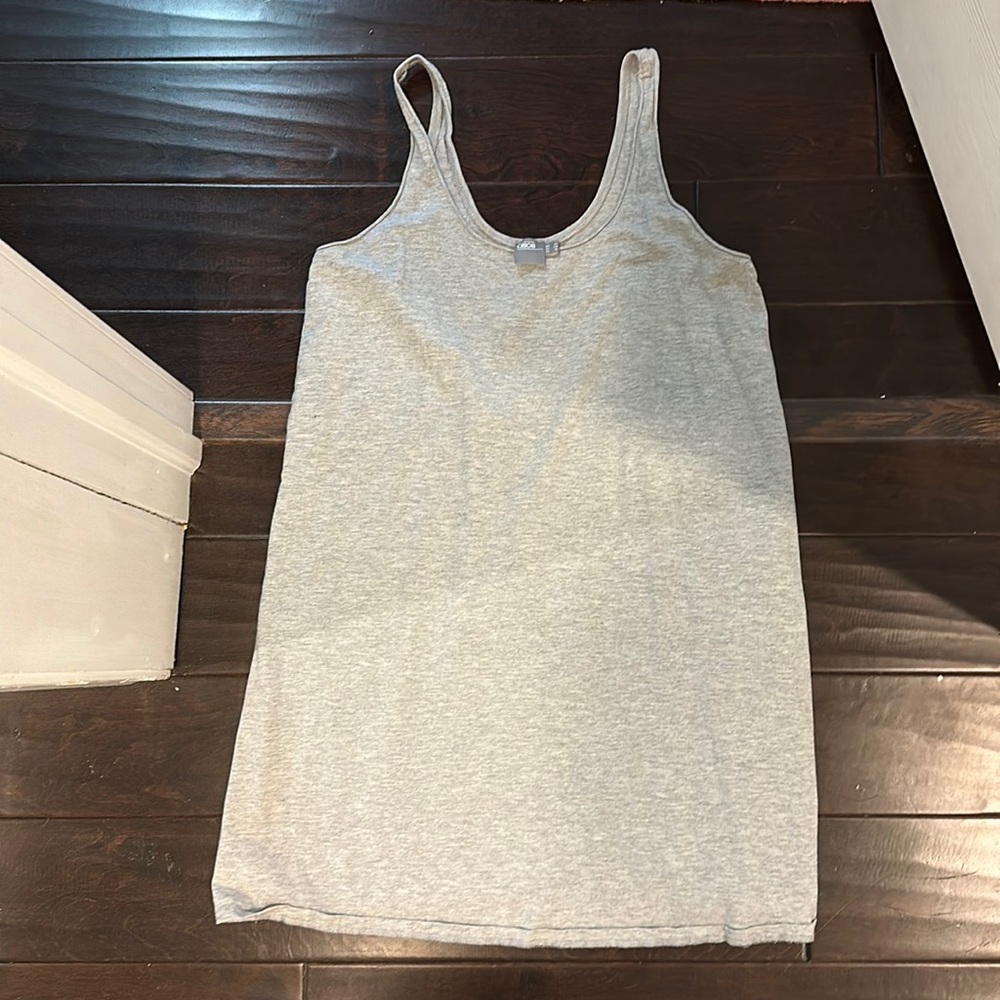 ASOS gray mini causal tank dress